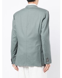 Мужской мятный двубортный пиджак от Brioni