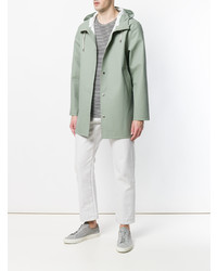 Мужской мятный дождевик от Stutterheim