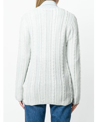 Женский мятный кардиган с вышивкой от Ermanno Scervino