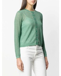 Женский мятный кардиган от M Missoni
