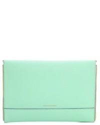 Мятный кожаный клатч от Rebecca Minkoff