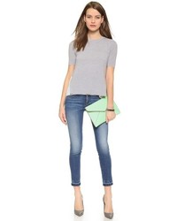 Мятный кожаный клатч от Rebecca Minkoff