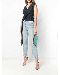 Мятный кожаный клатч от Giuseppe Zanotti Design