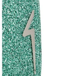 Мятный кожаный клатч от Giuseppe Zanotti Design