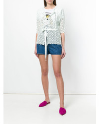 Женский мятный кружевной открытый кардиган от Max & Moi