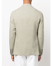 Мужской мятный льняной пиджак от Eleventy
