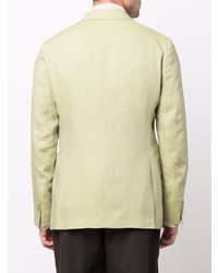 Мужской мятный льняной пиджак от Etro