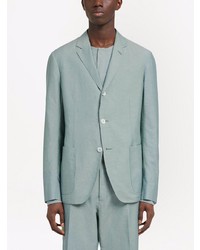 Мужской мятный пиджак от Zegna