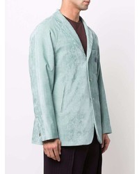 Мужской мятный пиджак от Needles