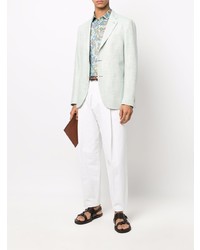 Мужской мятный пиджак от Etro
