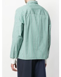 Мужской мятный свитер с воротником на молнии от Marni