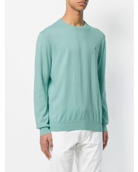 Мужской мятный свитер с круглым вырезом от Polo Ralph Lauren