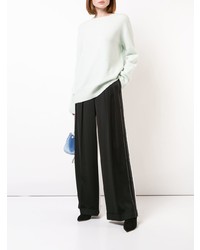 Женский мятный свитер с круглым вырезом от The Row