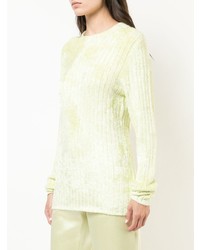 Женский мятный свитер с круглым вырезом от Sies Marjan