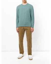 Мужской мятный свитер от Massimo Alba