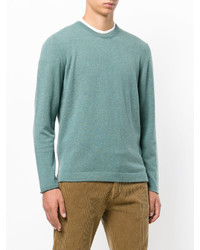 Мужской мятный свитер от Massimo Alba