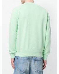 Мужской мятный свитшот от Sun 68