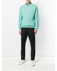 Мужской мятный свитшот от N.Peal