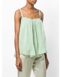 Мятный топ без рукавов от Forte Forte