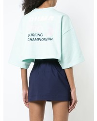 Мятный укороченный топ от Fenty X Puma