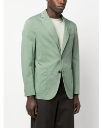 Мужской мятный хлопковый пиджак от Boglioli