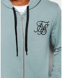 Мужской мятный худи от Siksilk