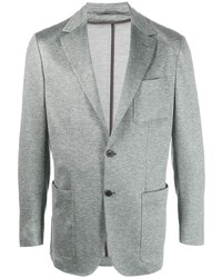 Мужской мятный шелковый пиджак от Canali