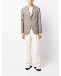 Мужской мятный шерстяной пиджак в клетку от Paul Smith