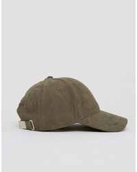 Мужская оливковая бейсболка от Asos