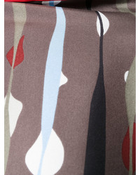 Оливковая блузка с принтом от Marni