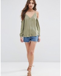 Оливковая блузка от Asos