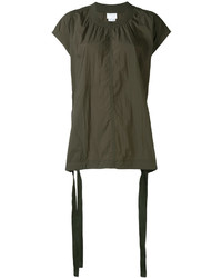 Оливковая блузка от DKNY