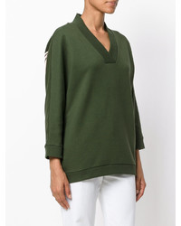 Оливковая блузка от Kenzo