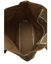Оливковая большая сумка из плотной ткани от Rag & Bone