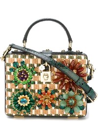 Оливковая большая сумка от Dolce & Gabbana
