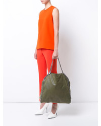 Оливковая большая сумка от Stella McCartney