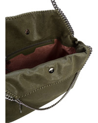 Оливковая большая сумка от Stella McCartney