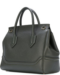 Оливковая большая сумка от Versace