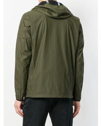 Мужская оливковая ветровка от Herno