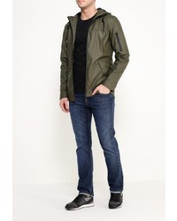 Мужская оливковая ветровка от BLEND