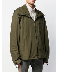 Мужская оливковая ветровка от Lanvin