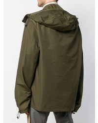 Мужская оливковая ветровка от Lanvin