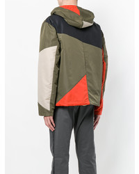 Мужская оливковая ветровка от Lanvin