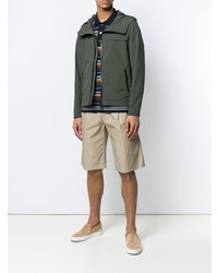 Мужская оливковая ветровка от Herno