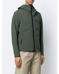Мужская оливковая ветровка от Herno