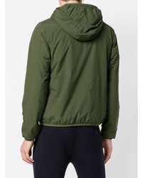 Мужская оливковая ветровка от K-Way