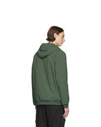 Мужская оливковая ветровка от Stone Island