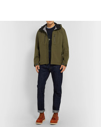 Мужская оливковая ветровка от Filson