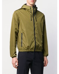 Мужская оливковая ветровка от Fay