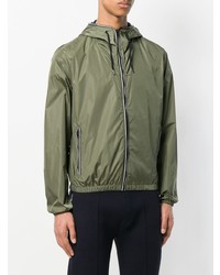 Мужская оливковая ветровка от Fay